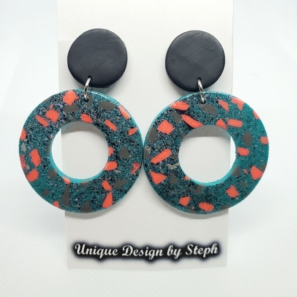 NWT Handmade polymer clay earrings